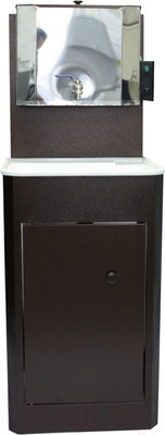 Умывальник для дачи Петромаш С водонагревателем / ЭВБО-15Н (античная медь/мойка пластик)