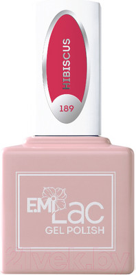 Гель-лак для ногтей E.Mi E.MiLac GR Гибискус №189 (9мл)