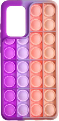 Чехол-накладка Case Pop It для Galaxy A52 (розовый/фиолетовый)
