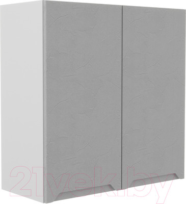 Шкаф навесной для кухни ДСВ Тренто П 700 (серый/серый)