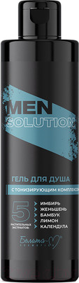 Гель для душа Белита-М Men Solution с тонизирующим комплексом  (400г)