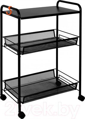 Этажерка ЗМИ Ладья 33 КС / Э 356 (черный)