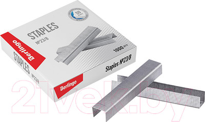 Скобы канцелярские Berlingo DSk_23800