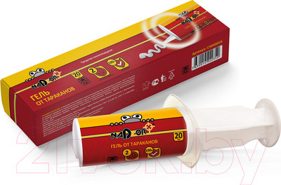 Гель от насекомых Nadzor От тараканов Шприц (20г)