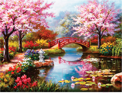 Набор алмазной вышивки Остров Сокровищ Японский сад / 662424