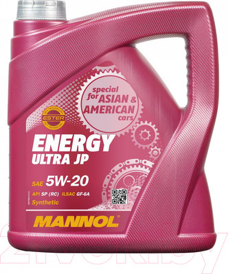 Моторное масло Mannol Energy Ultra JP 5W20 API SN / MN7906-5 (5л)