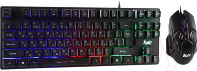 Комплект клавиатура и мышь SmartBuy Rush Comrade / SBC-550915G-K (черный)