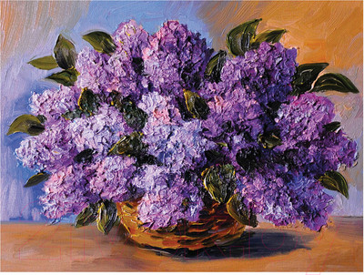 Набор алмазной вышивки Остров Сокровищ Пушистая сирень / 662402