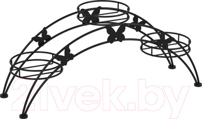 Стойка для цветов ЗМИ Арка 3 ПДЦ 413 (черный)