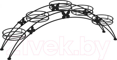 Стойка для цветов ЗМИ Арка 5 ПДЦ 414 (черный)