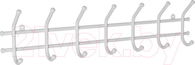 Вешалка для одежды ЗМИ Норма 7 / ВН 66 (белый)