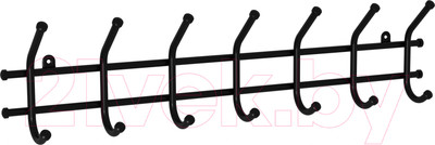 Вешалка для одежды ЗМИ Норма 7 / ВН 66 (черный)