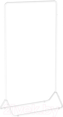 Стойка для одежды ЗМИ Радуга 3 / ВНП 391 (белый)