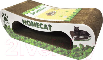 Когтеточка Homecat Мятная волна большая / 68993 (61x25x20см)