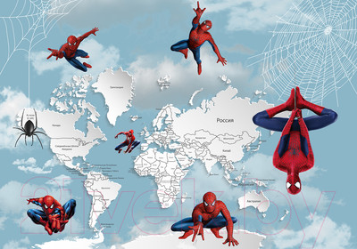 Фотообои листовые Citydecor Superhero Spiderman 3 (200x140)
