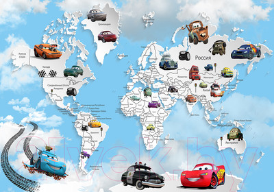 Фотообои листовые Citydecor Superhero Молния МакКвин 2 (200x140)