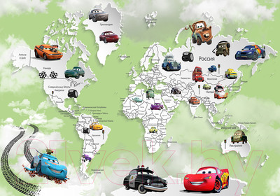 Фотообои листовые Citydecor Superhero Молния МакКвин 3 (200x140)