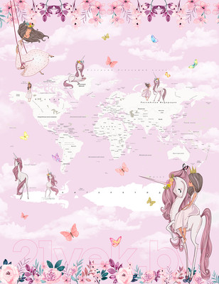 Фотообои листовые Citydecor Princess 12 (200x260)