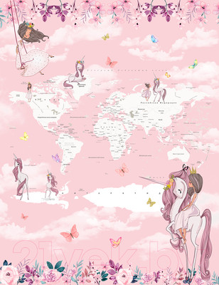 Фотообои листовые Citydecor Princess 14 (200x260)