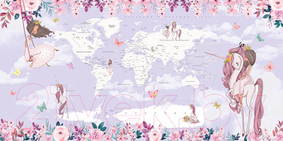 Фотообои листовые Citydecor Princess 13 (300x150)