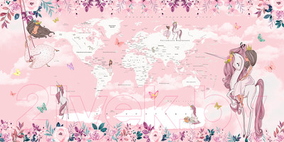 Фотообои листовые Citydecor Princess 14 (300x150)