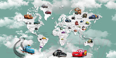 Фотообои листовые Citydecor Superhero Молния МакКвин 1 (300x150)