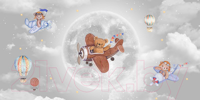 Фотообои листовые Citydecor Мечтатели 9 (300x150)