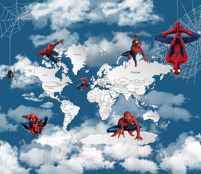 Фотообои листовые Citydecor Superhero Spiderman 4 (300x260)