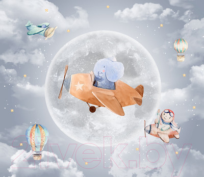 Фотообои листовые Citydecor Мечтатели 6 (300x260)