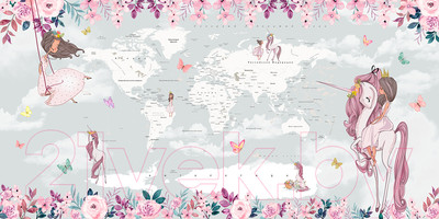 Фотообои листовые Citydecor Princess 10 (300x150)