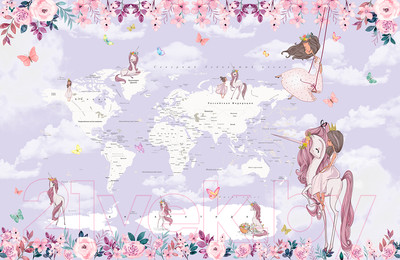 Фотообои листовые Citydecor Princess 13 (400x260)