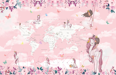 Фотообои листовые Citydecor Princess 14 (400x260)