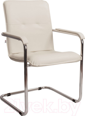 Стул офисный Белс Румба Chrome V / 450390/V18 (кожзам бежевый)