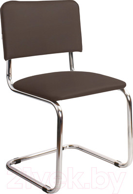 Стул офисный Белс Сильвия V / 450320/V3 (кожзам темно-коричневый)