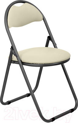 Стул офисный Белс Селим V / 451340-02/V18 (кожзам бежевый/черный)