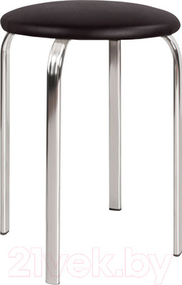 Табурет Белс Пенто Chrome V / 450885/V3 (кожзам, темно-коричневый)