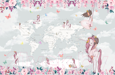 Фотообои листовые Citydecor Princess 10 (400x260)