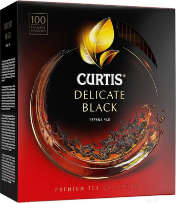 Чай пакетированный Curtis Delicate Black / 101014 (100пак)