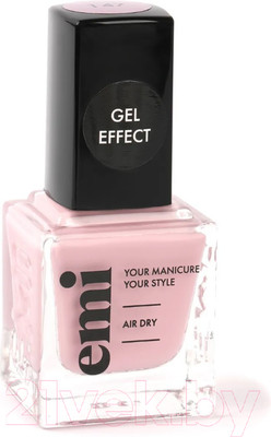 Лак для ногтей E.Mi Ультрастойкий Gel Effect Пыльная Сирень №147 (9мл)