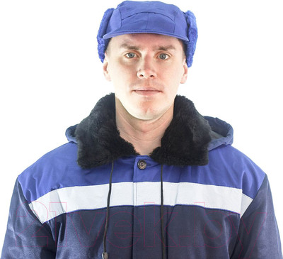 Кепка рабочая ArtMas Мастер утепленная (р.61, василек)