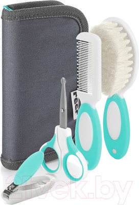 Набор для ухода за новорожденным Reer 9081021 (серый/мятный)