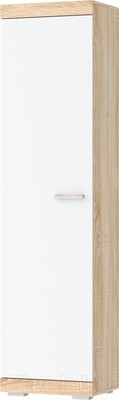 Шкаф-пенал Памир Соната ШС-500 (дуб сонома/белый глянец)