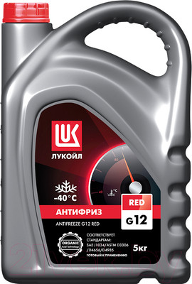 Антифриз Лукойл G12 RED / 227391 (5кг)