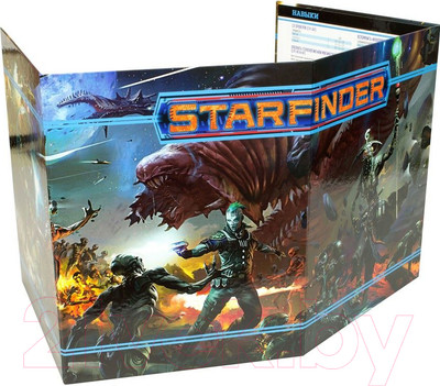 Дополнение к настольной игре Мир Хобби Starfinder. Ширма ведущего