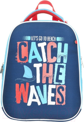 Школьный рюкзак Schoolformat Ergonomic 2 Catch The Waves РЮКЖК2-КВС (синий)