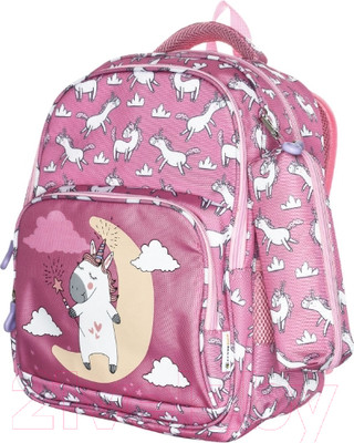 Школьный рюкзак Schoolformat Soft 2 + Little Unicorn РЮКМ2П-ЛЛЮ (розовый)