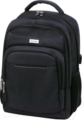 Школьный рюкзак Berlingo City Strict black / RU06952