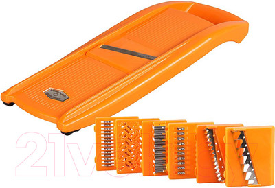 Овощерезка ручная Заря №7 / 620-09 (рыжий)