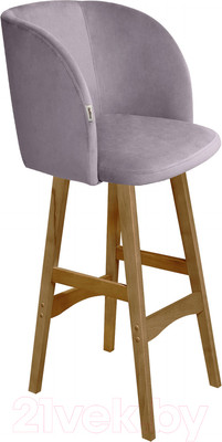 Стул барный Sheffilton SHT-ST33/S65 (сиреневая орхидея/светлый орех)