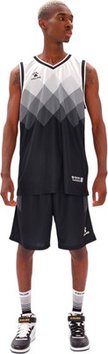 Баскетбольная форма Kelme Basketball Clothes / 8052LB1001-003 (L, черный/белый)
